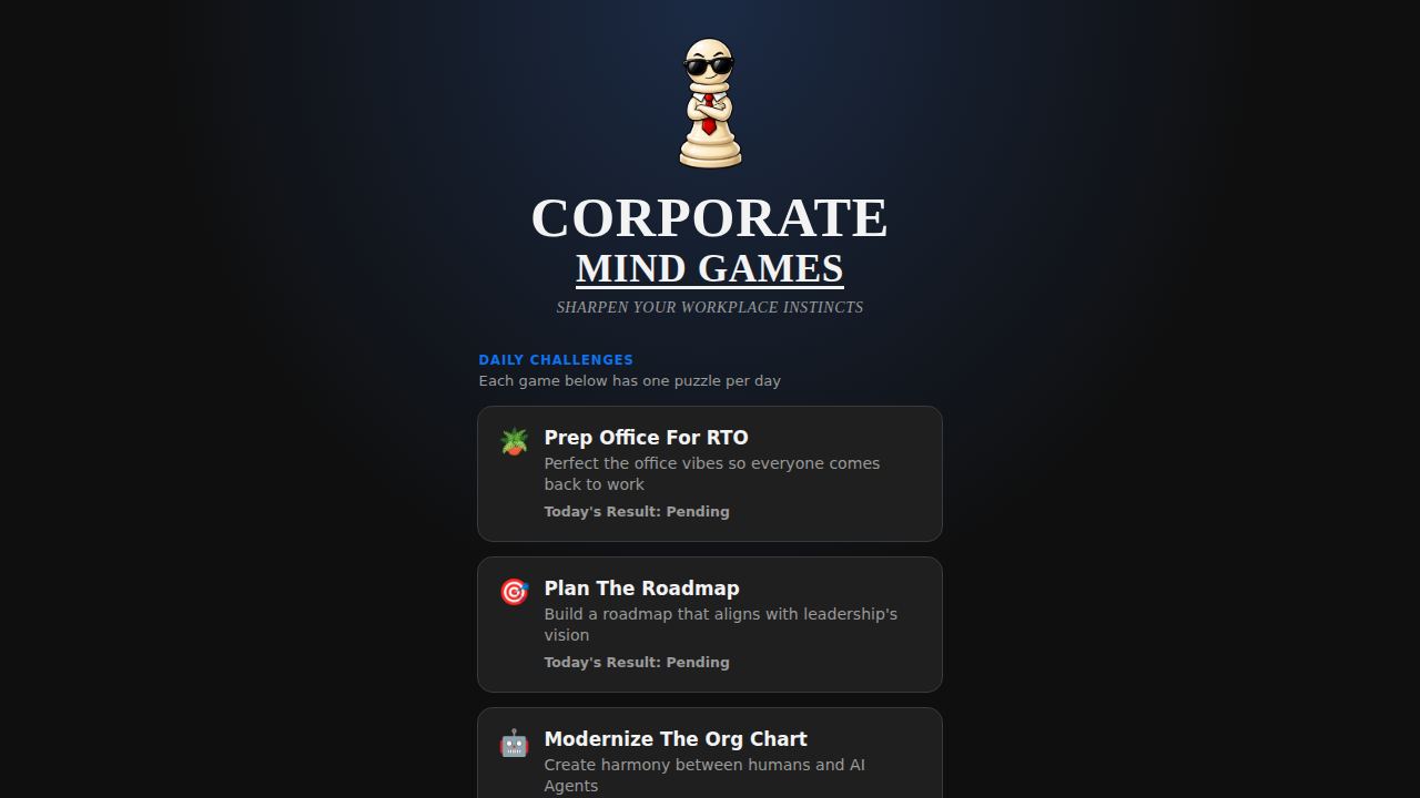 Corporate Mind Games 1