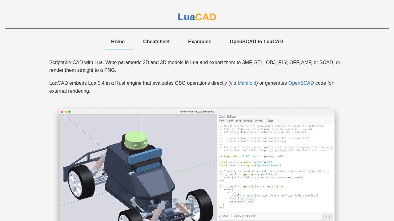LuaCAD 1