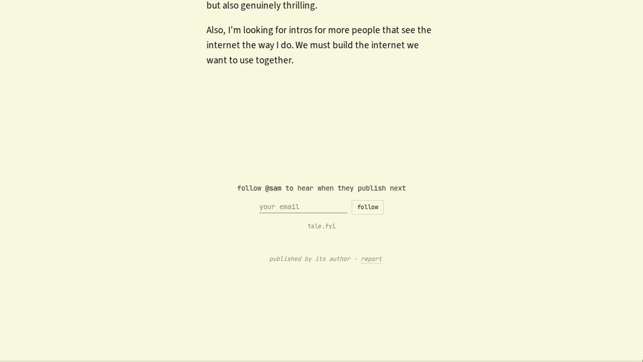 tale.fyi, we deserve a home for fiction 1