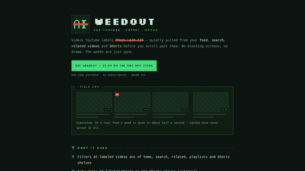 Weedout 1