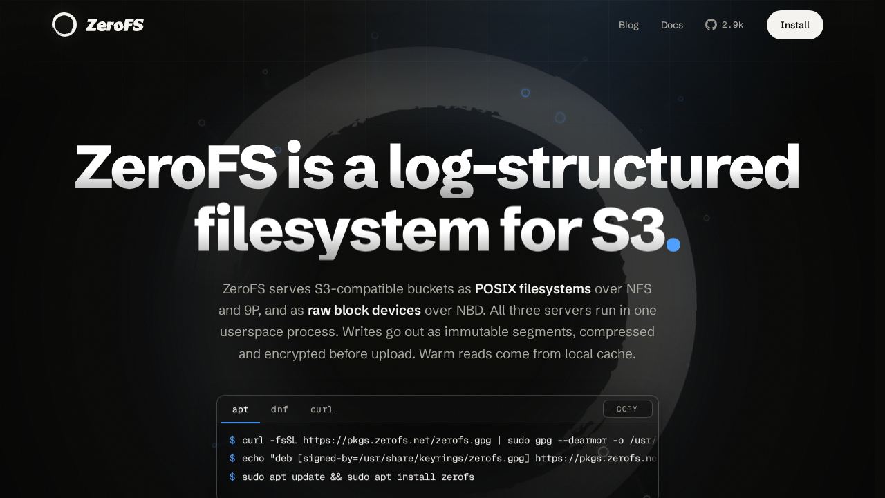 ZeroFS 1