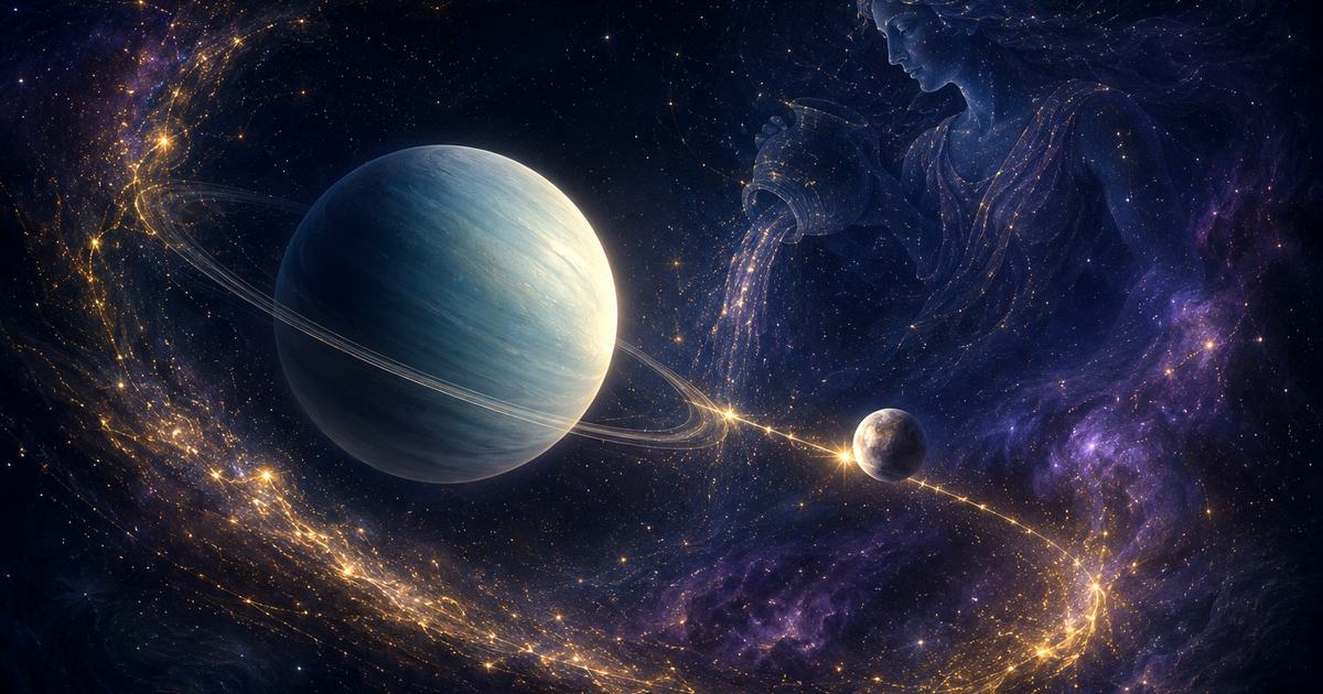 Uranus Trigon Pluto im Wassermann: Eine Ära der authentischen Transformation