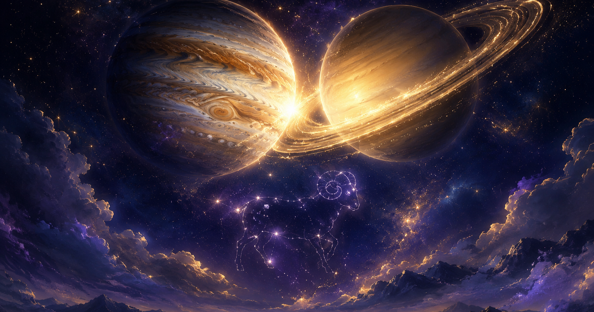 Jupiter und Saturn im Trigon im Widder: Ein Ruf zur bewussten Gestaltung
