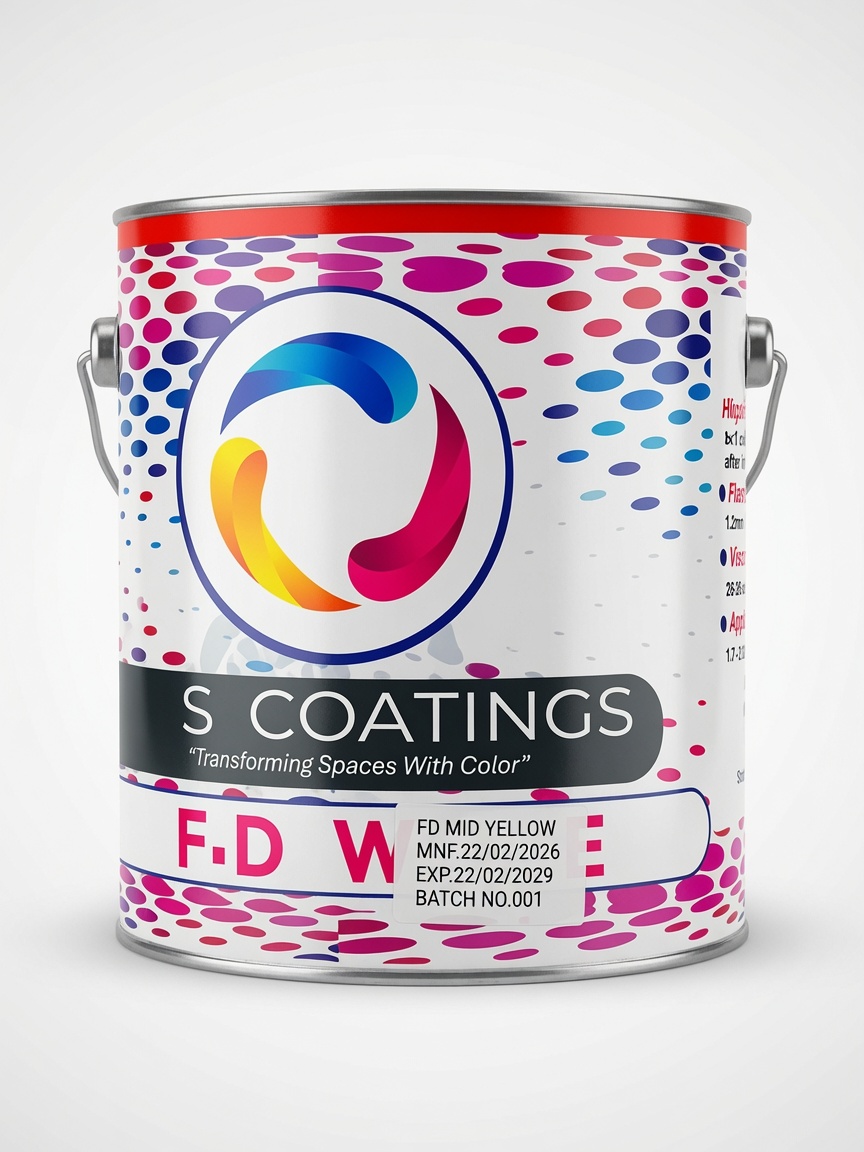 FD Mid Yellow — Fast Dry Paint | MS Coatings