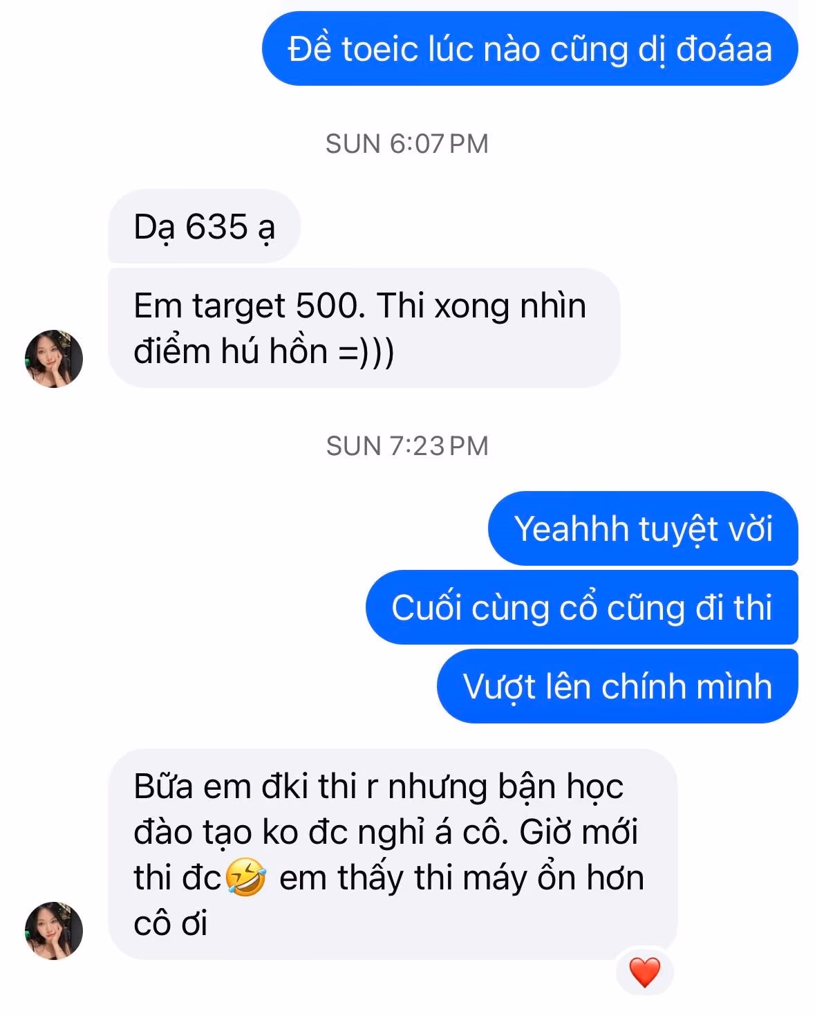 BẢO NGỌC score certificate