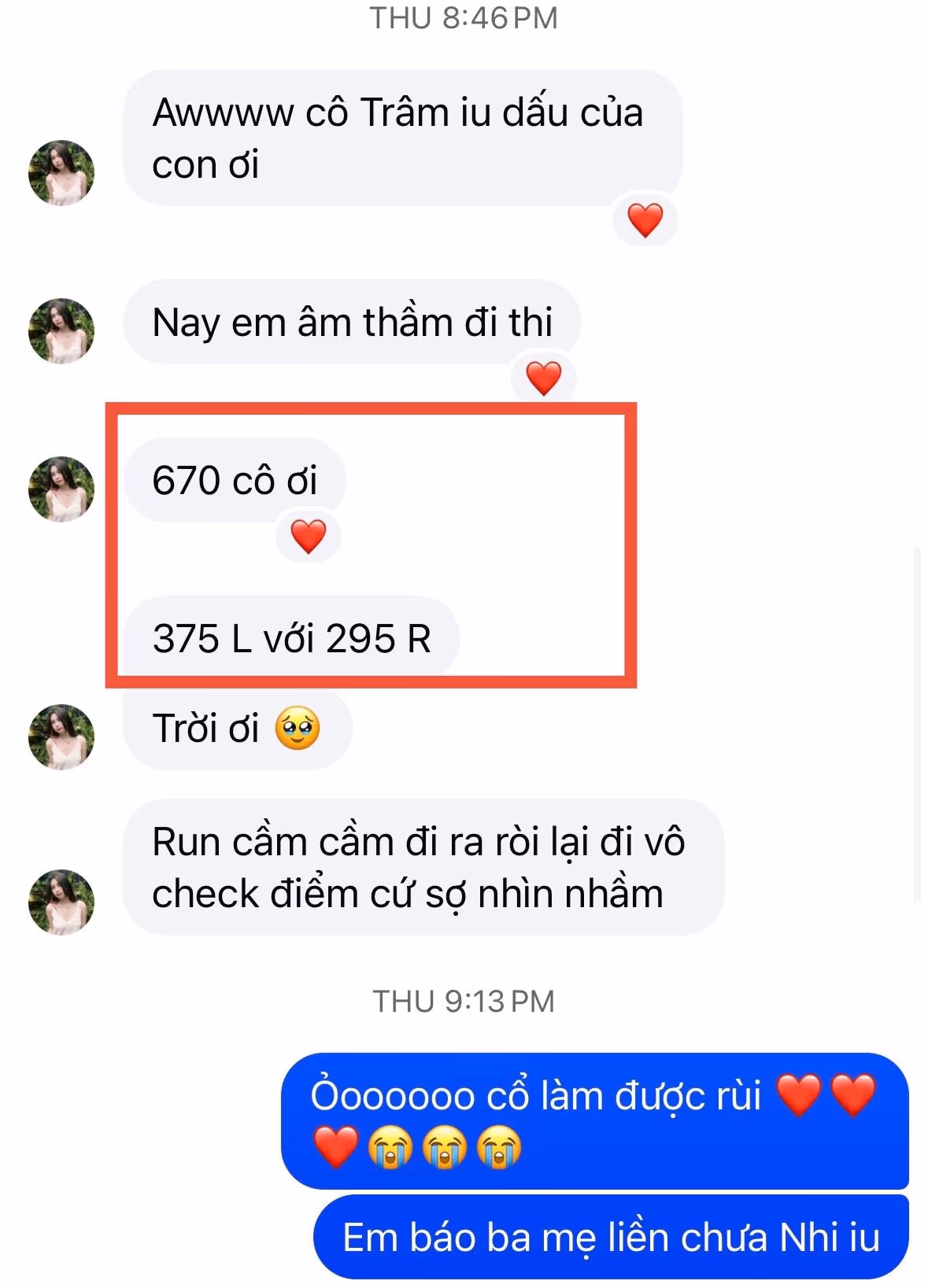 NGỌC NHI score certificate