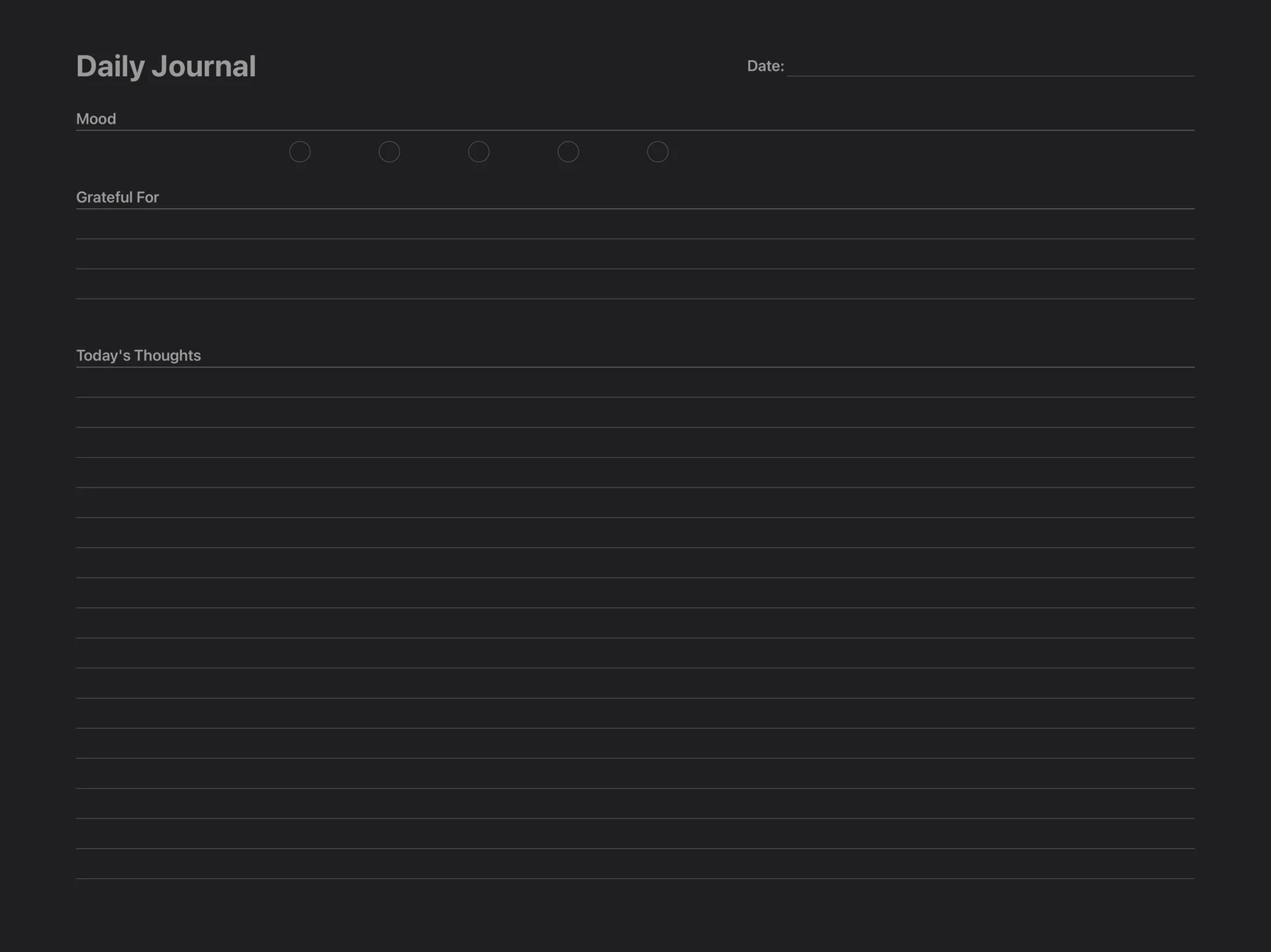 Daily Journal (screenshot 2)