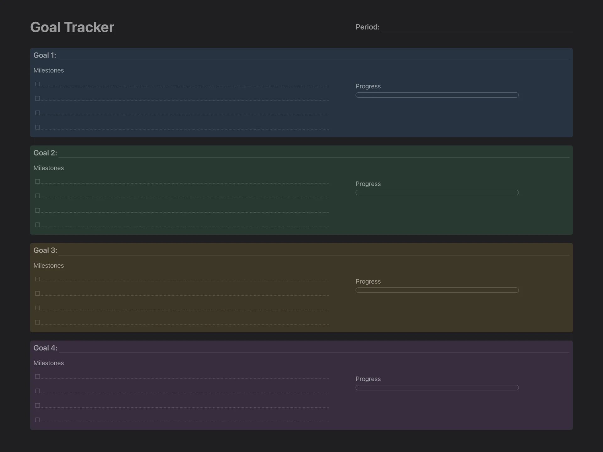 Goal Tracker (screenshot 2)