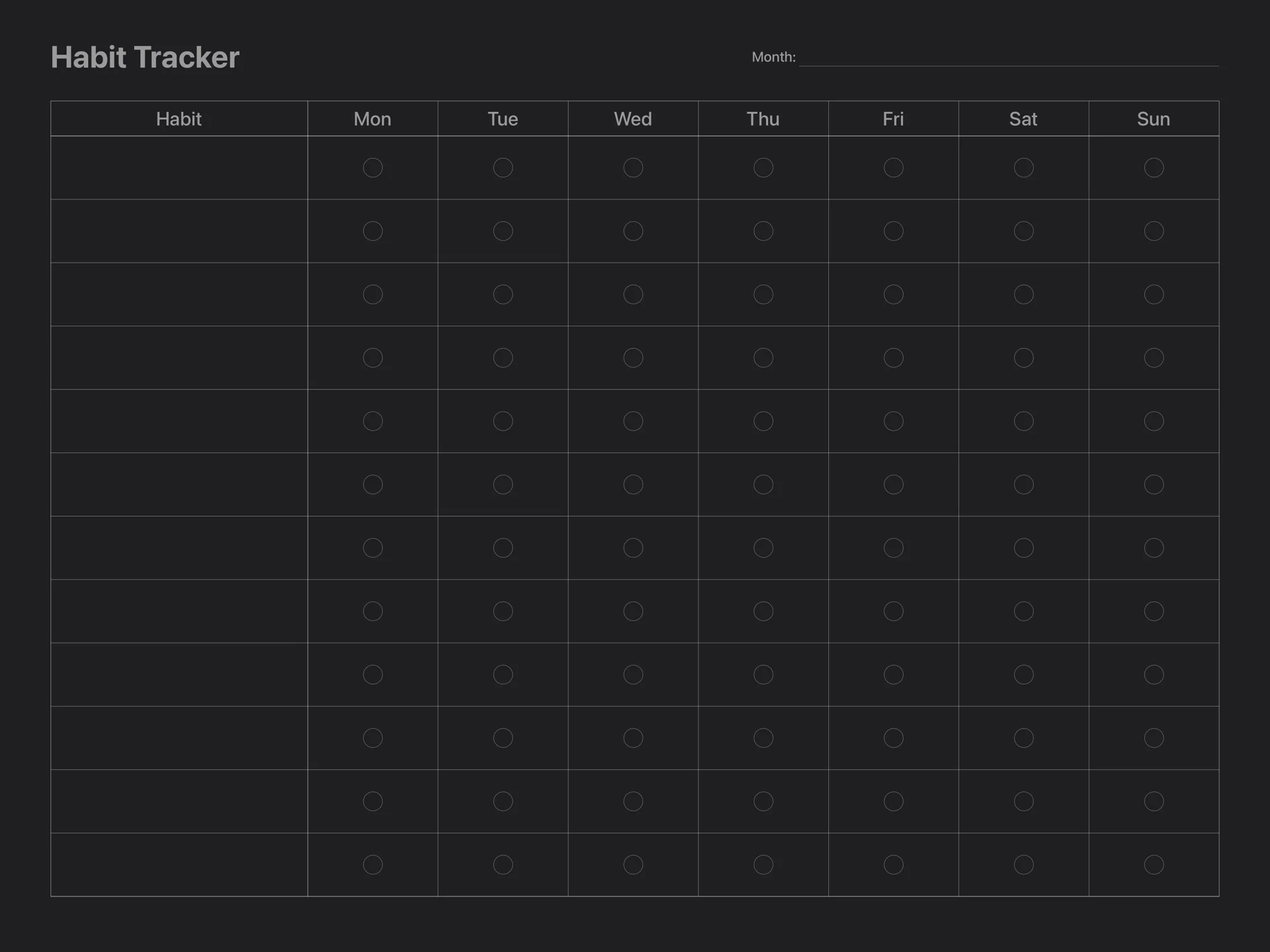Habit Tracker (screenshot 2)