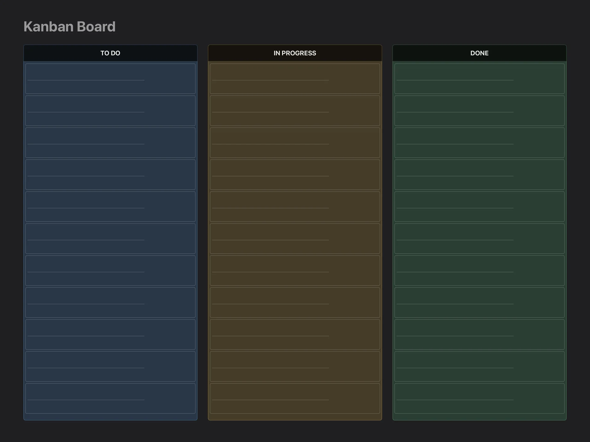 Kanban Board (screenshot 2)