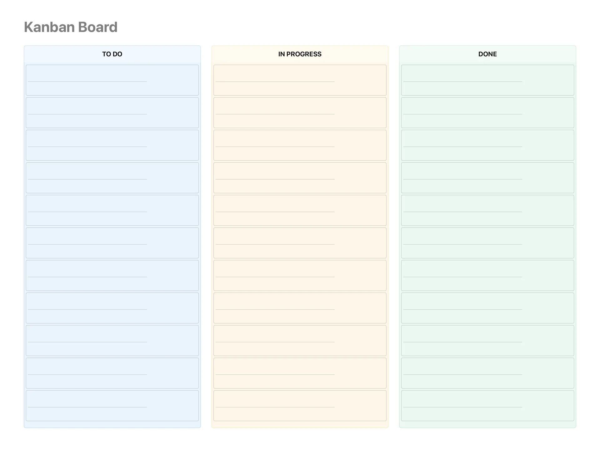 Kanban Board