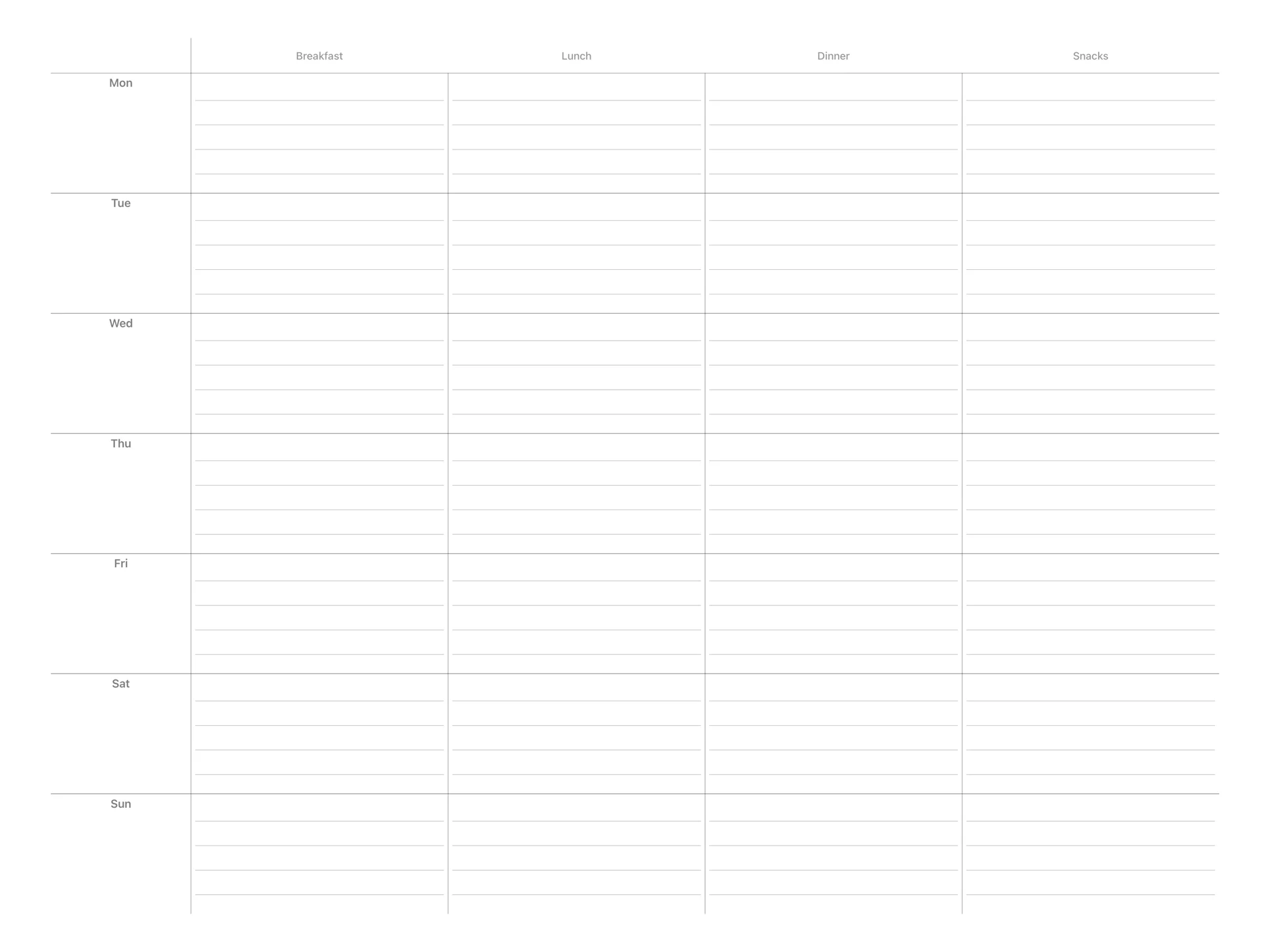 Meal Planner