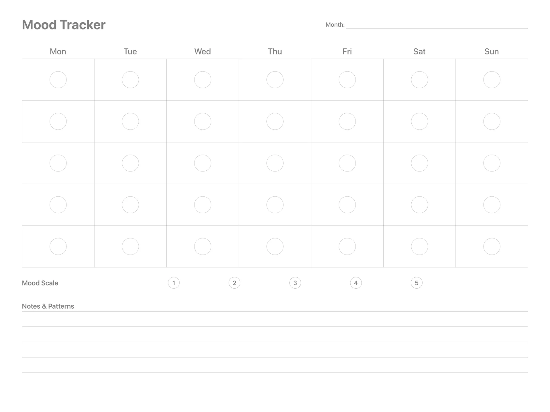 Mood Tracker