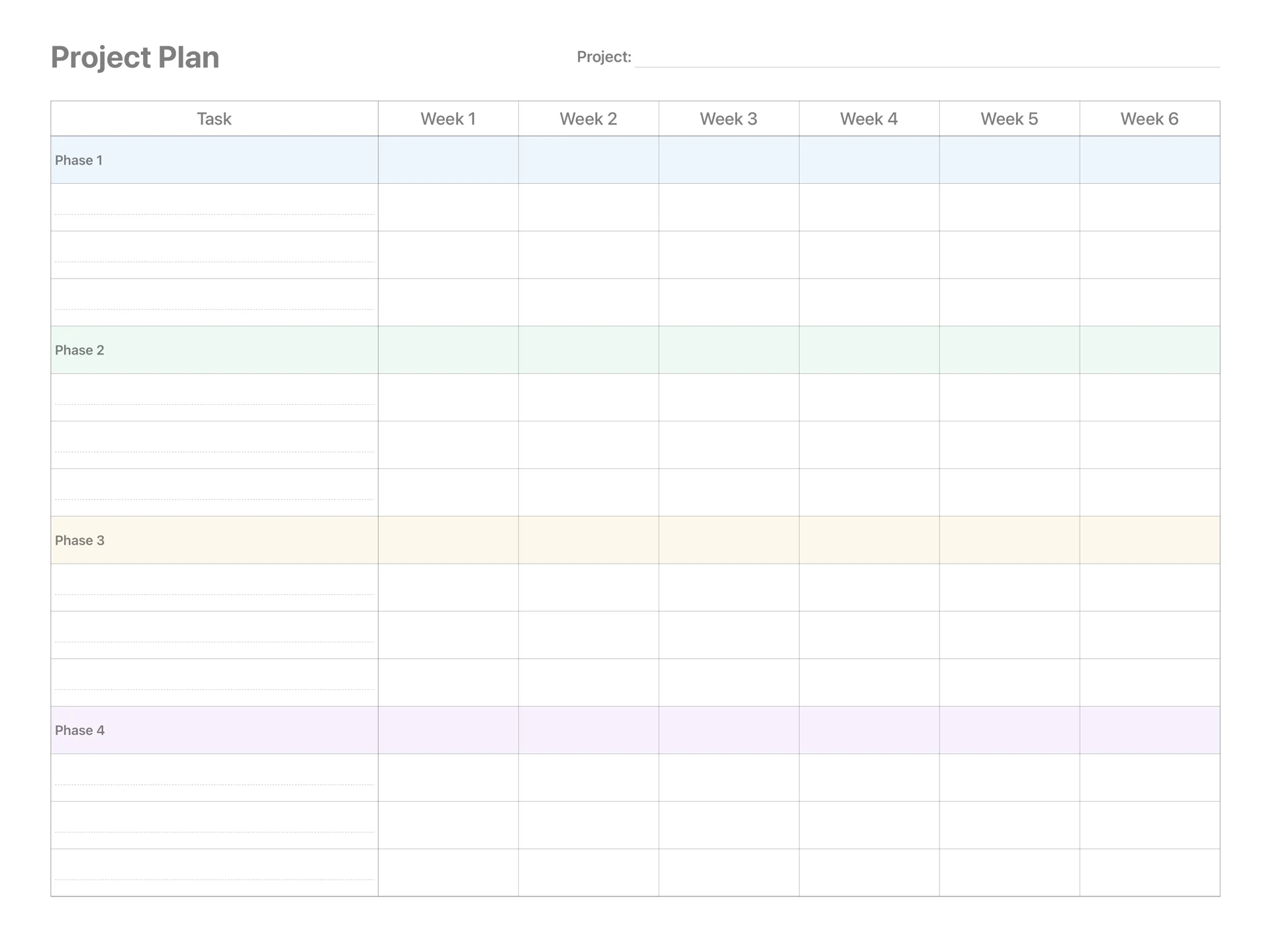 Project Plan