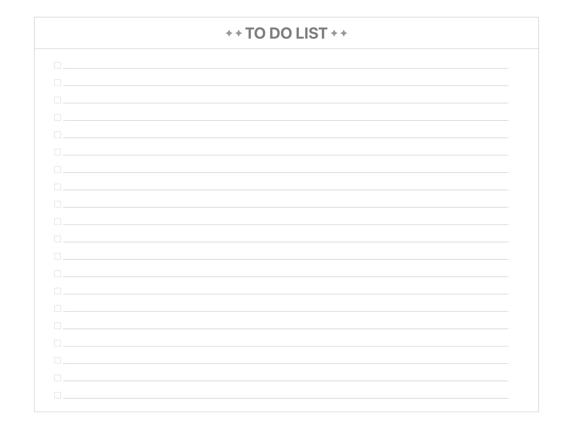 Todo List