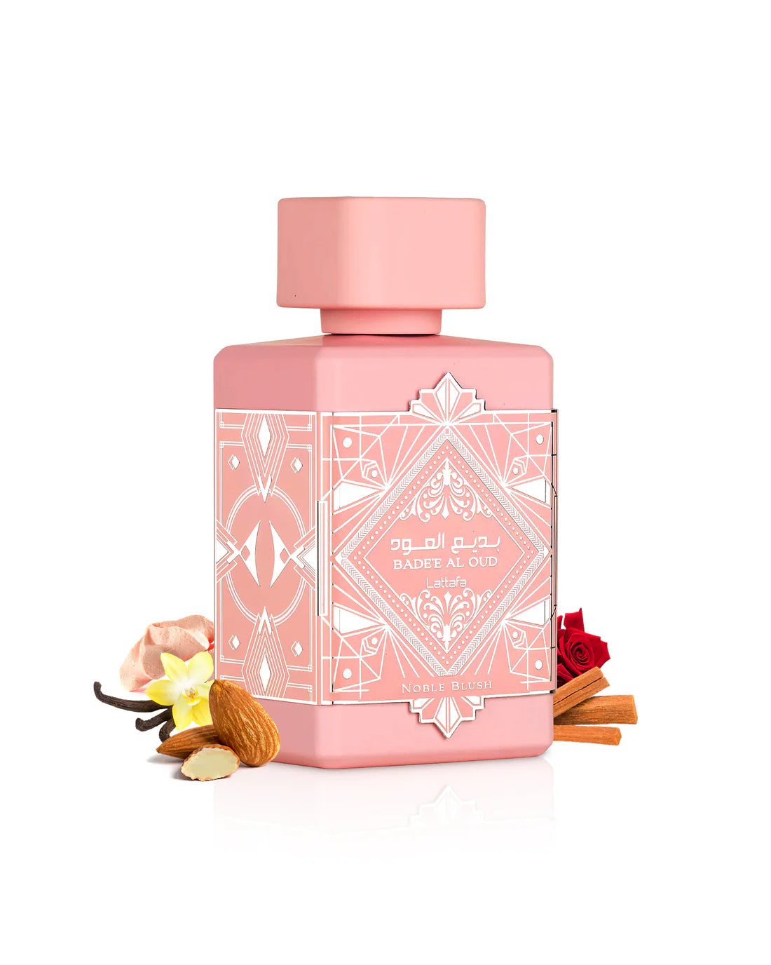 Perfume Lattafa Bade'e Al Oud Noble Blush EDP 100ml — Almendrado