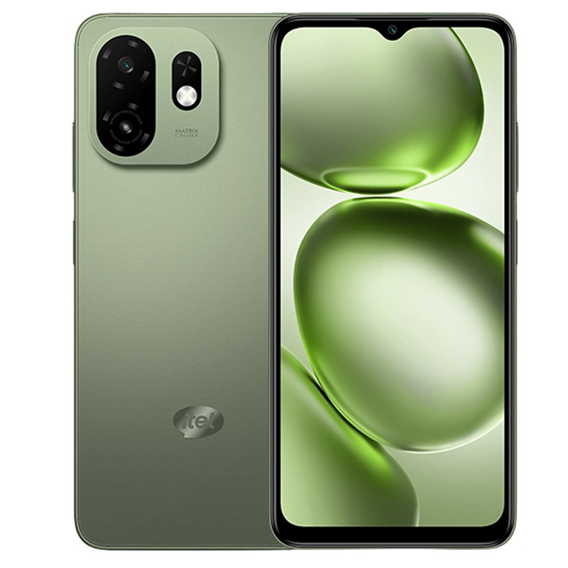 Smartphone Itel A100C 4G 2Go 128Go Vert est disponible chez MTS + Tunisie