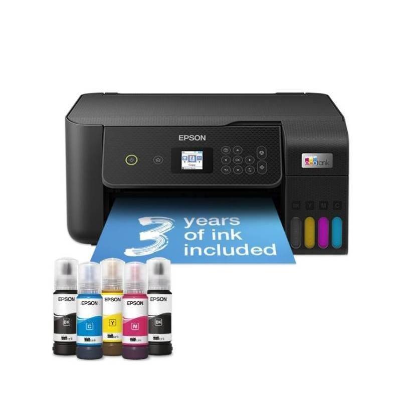 Imprimante Epson EcoTank L3260 3 En1 à Réservoir d'Encre Couleur Wifi est disponible chez MTS+ Tunisie