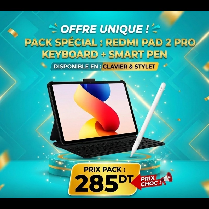 Clavier Redmi Pad 2 Pro + le Smart Pen