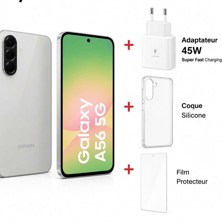 Samsung Galaxy A56 5G (8Go/128Go) est dispoible chez MTS+ Tunisie