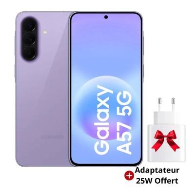 Smartphone Samsung Galaxy A57 5G est disponible chez MTS + Tunisie au meilleur prix.