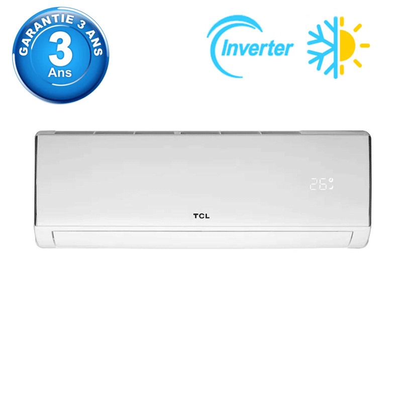Climatiseur TCL 12000 BTU Chaud Froid est disponible chez MTS+ Tunisie