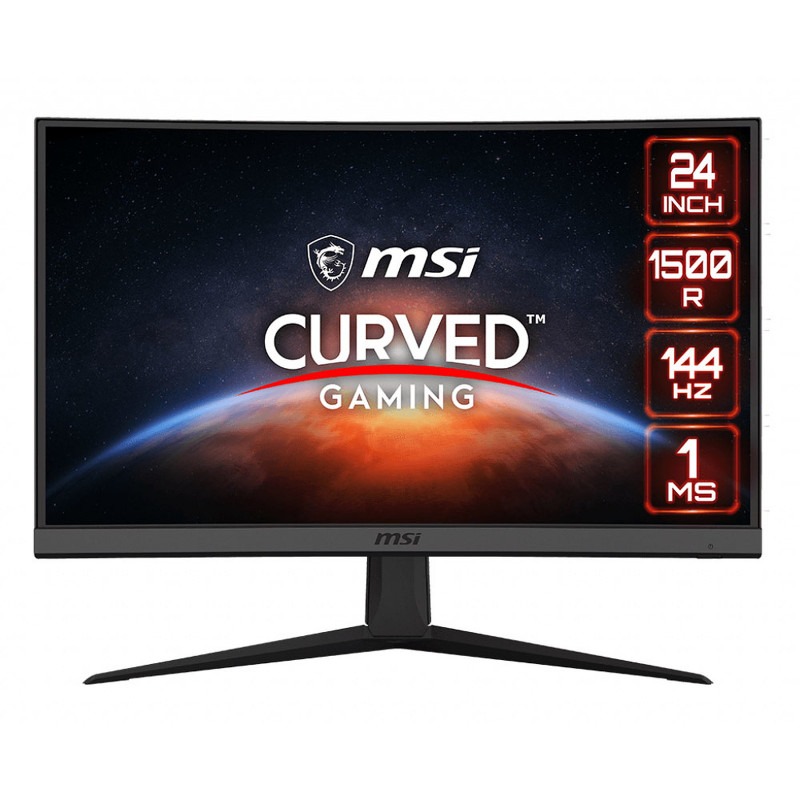 Ecran MSI Gaming Optix Incurvé G24C6 23.8" Full HD est disponible chez MTS+ Tunisie.