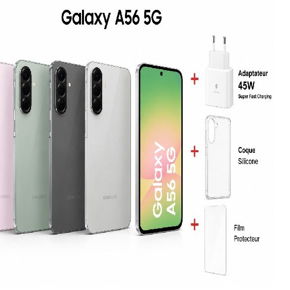 Le smartphone Samsung Galaxy A56 5G (8Go/256Go)