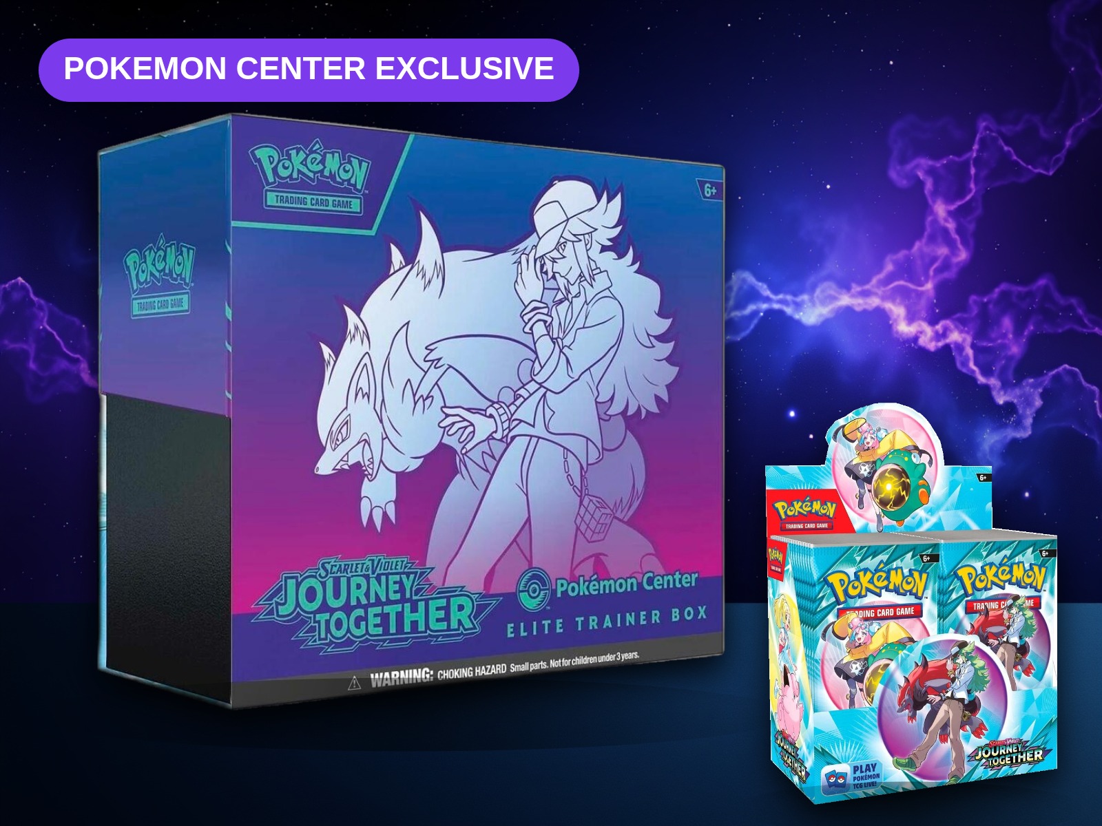 Journey Together Pokemon Center ETB + Booster Box Combo thumbnail 1
