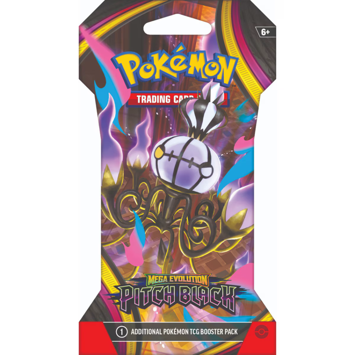 Pokémon TCG: Mega Evolution — Pitch Black Sleeved Booster Pack thumbnail 1