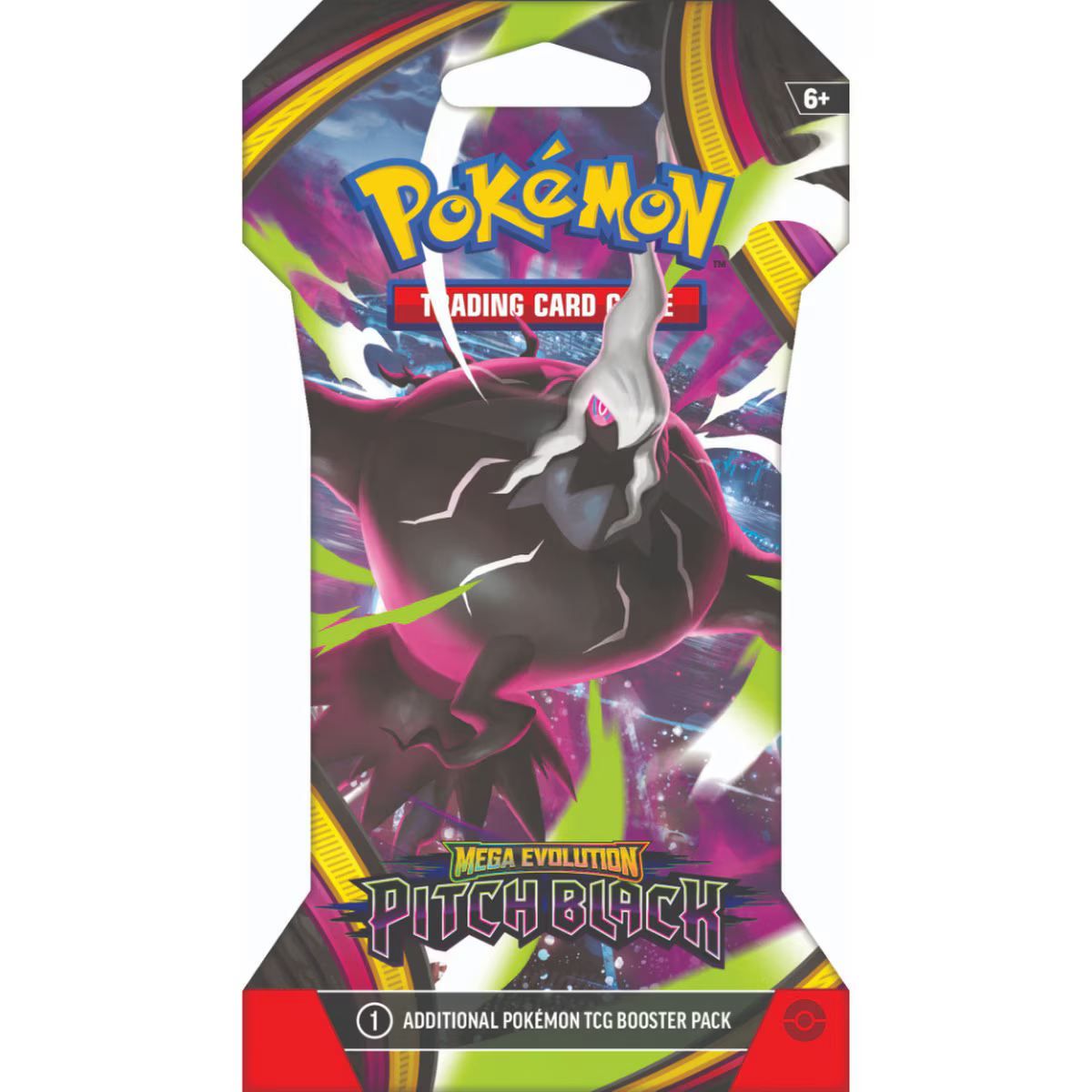 Pokémon TCG: Mega Evolution — Pitch Black Sleeved Booster Pack thumbnail 2