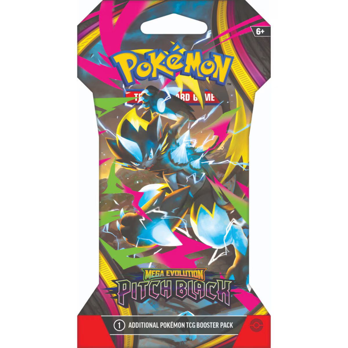 Pokémon TCG: Mega Evolution — Pitch Black Sleeved Booster Pack thumbnail 4