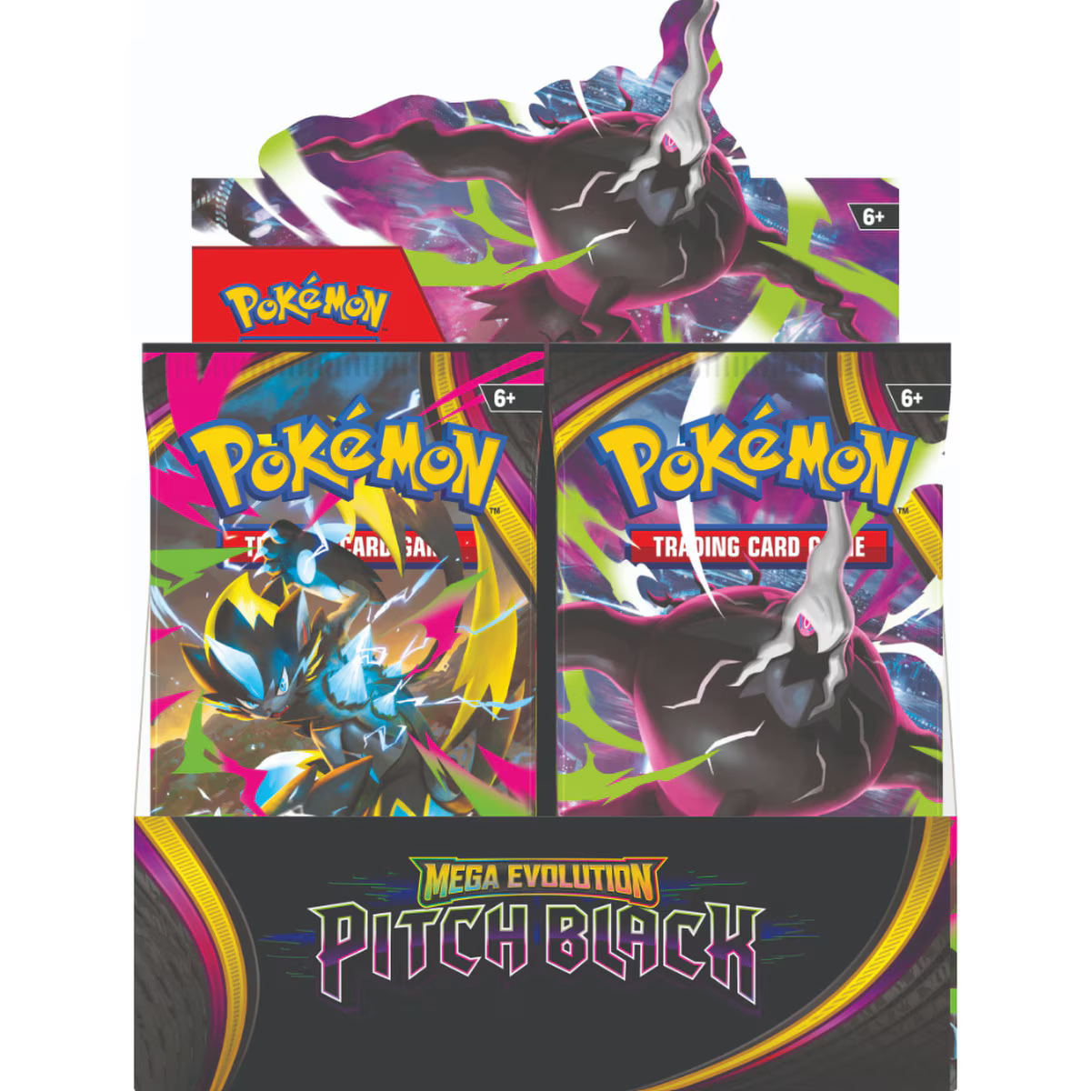 Pokémon TCG: Mega Evolution — Pitch Black Booster Box thumbnail 1