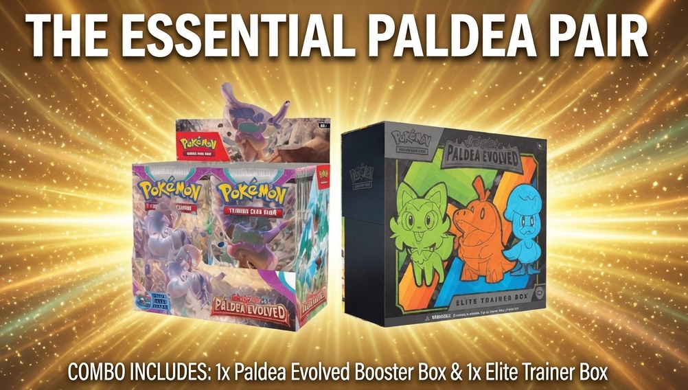 The Essential Paldea Pair — Booster Box & Elite Trainer Box Combo