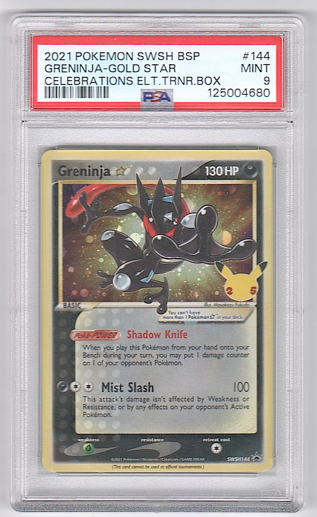 Greninja Star SWSH144 [PSA 9]