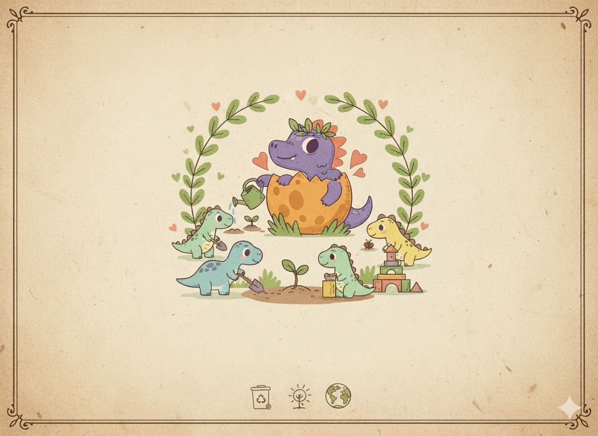 Khủng Long Con Mừng Ngày Trái Đất!