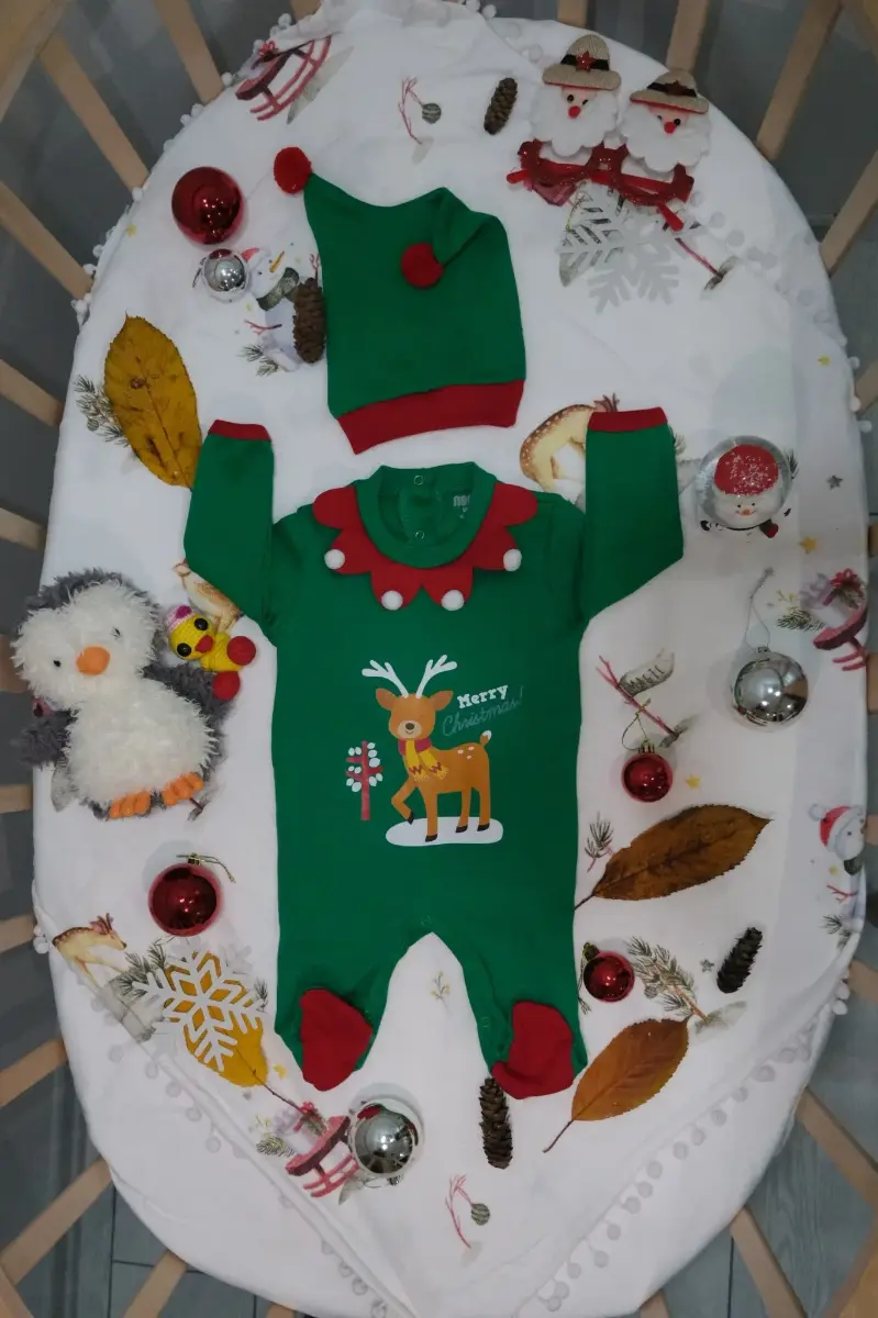 Yılbaşı Ve Noel Geyikli Tulum