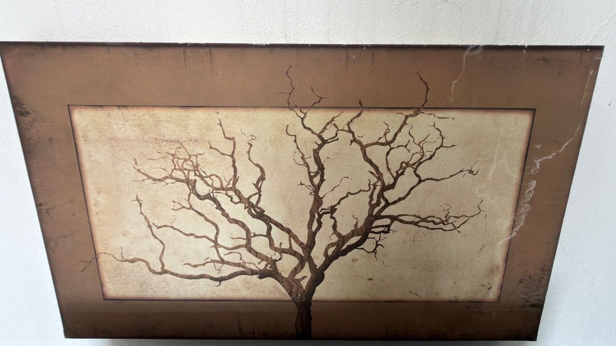 Cuadro decorativo árbol vintage grande