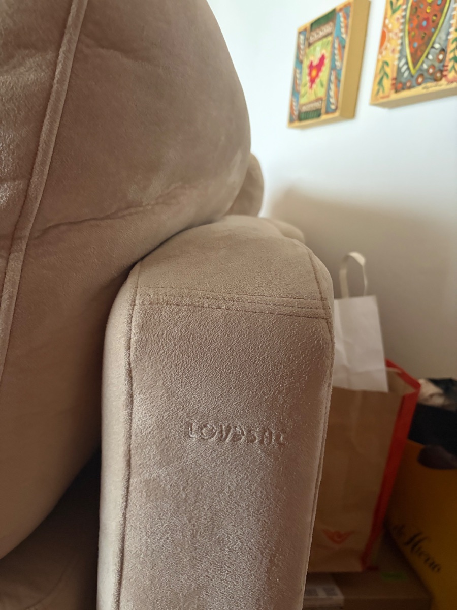 Sofá Modular Lovesac Sactional 2 Módulos – Cuero Beige