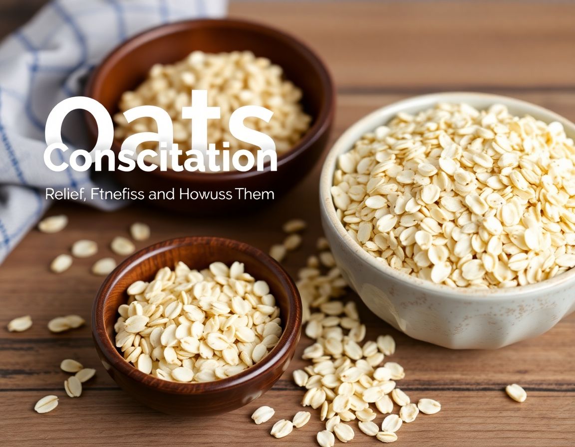 Oats for Constipation: Relief, Benefits & How to Use Them