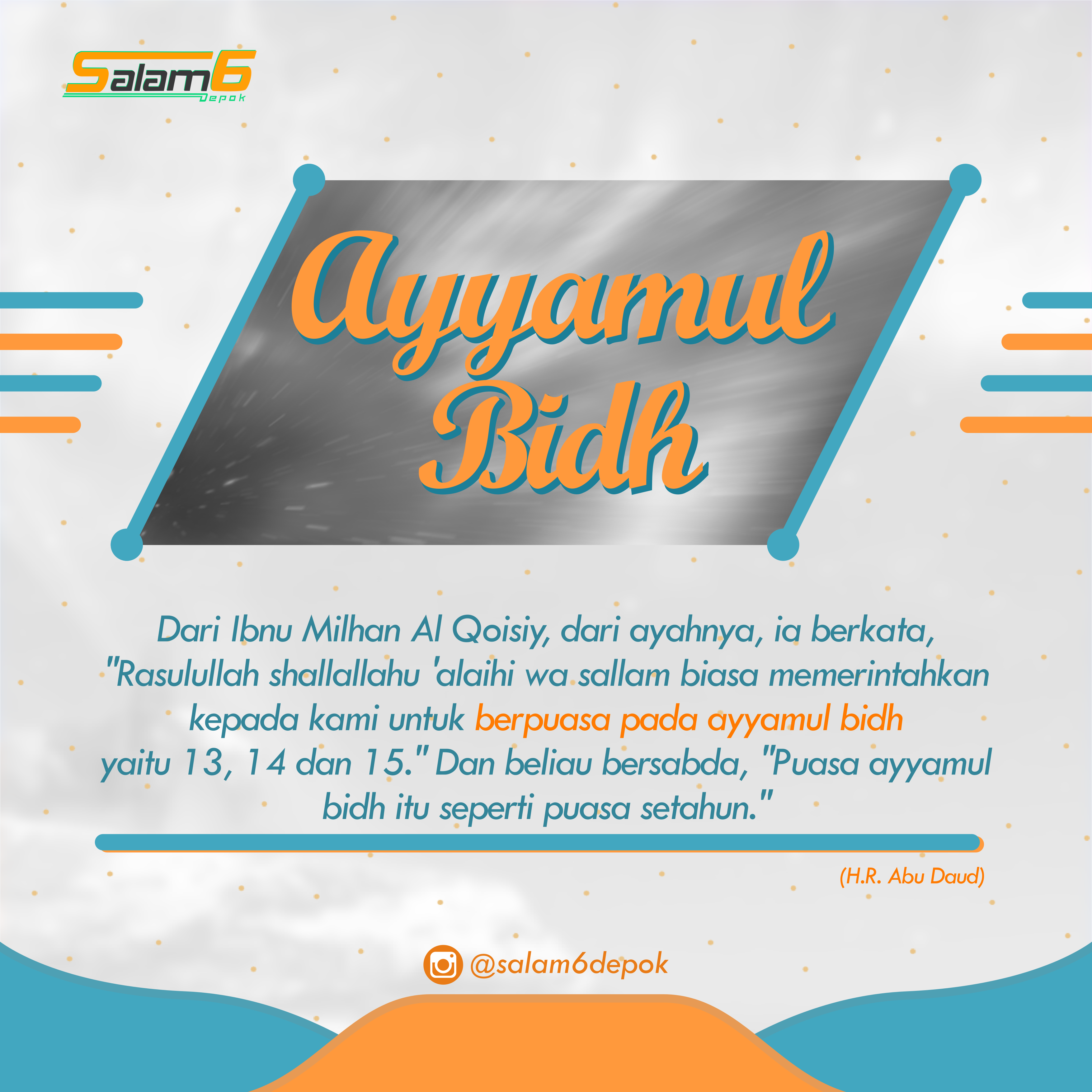 Perayaan Hari Besar Islam - Ayyamul Bidh