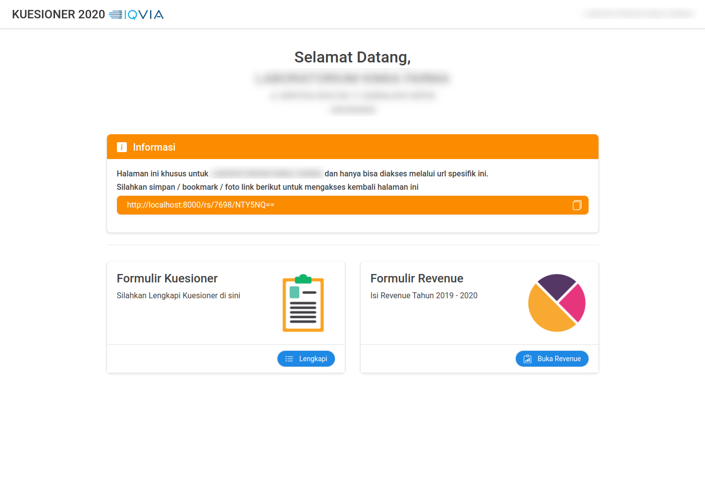 2020 Laboratory Survey Monitoring