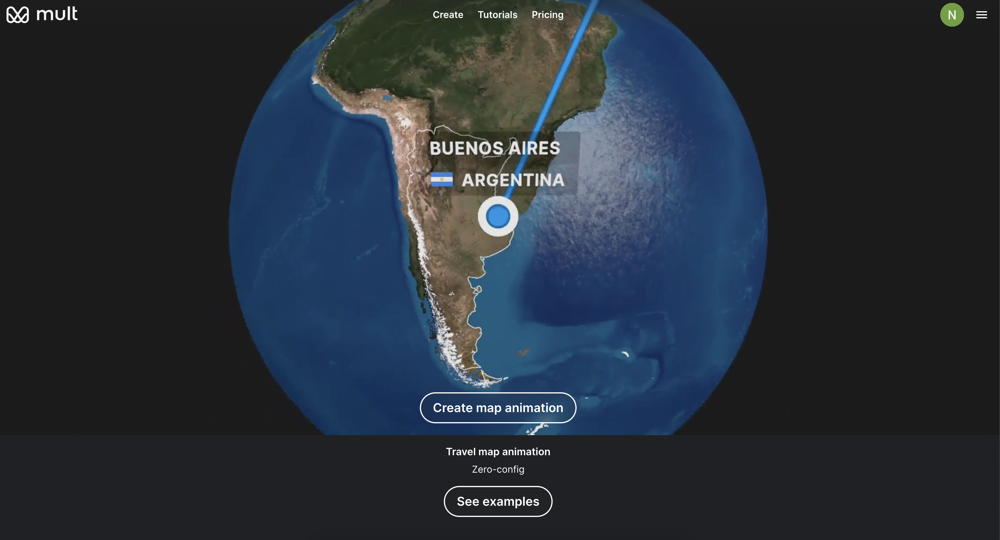  travel-map animation-app