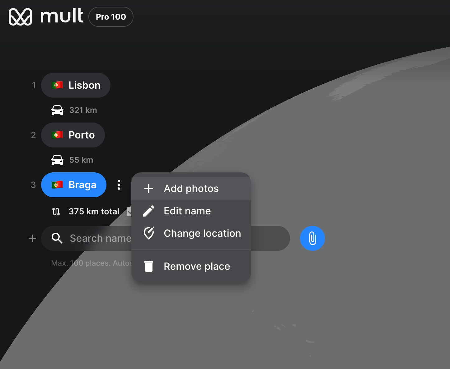 Step 4 - Attach photos to stops