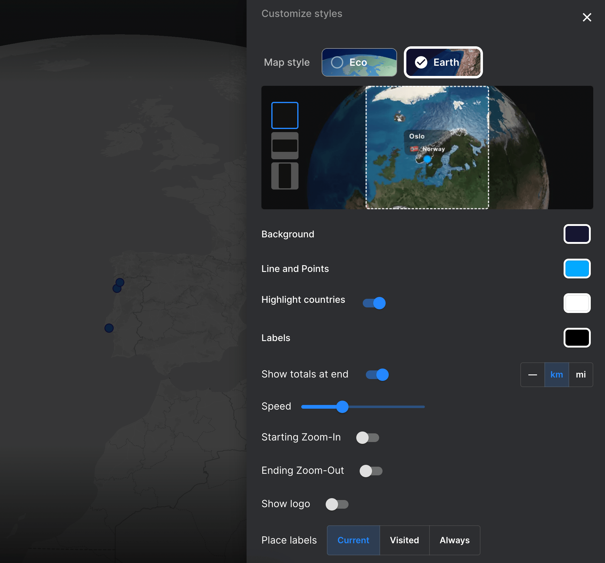 Step 5 - Choose a map style