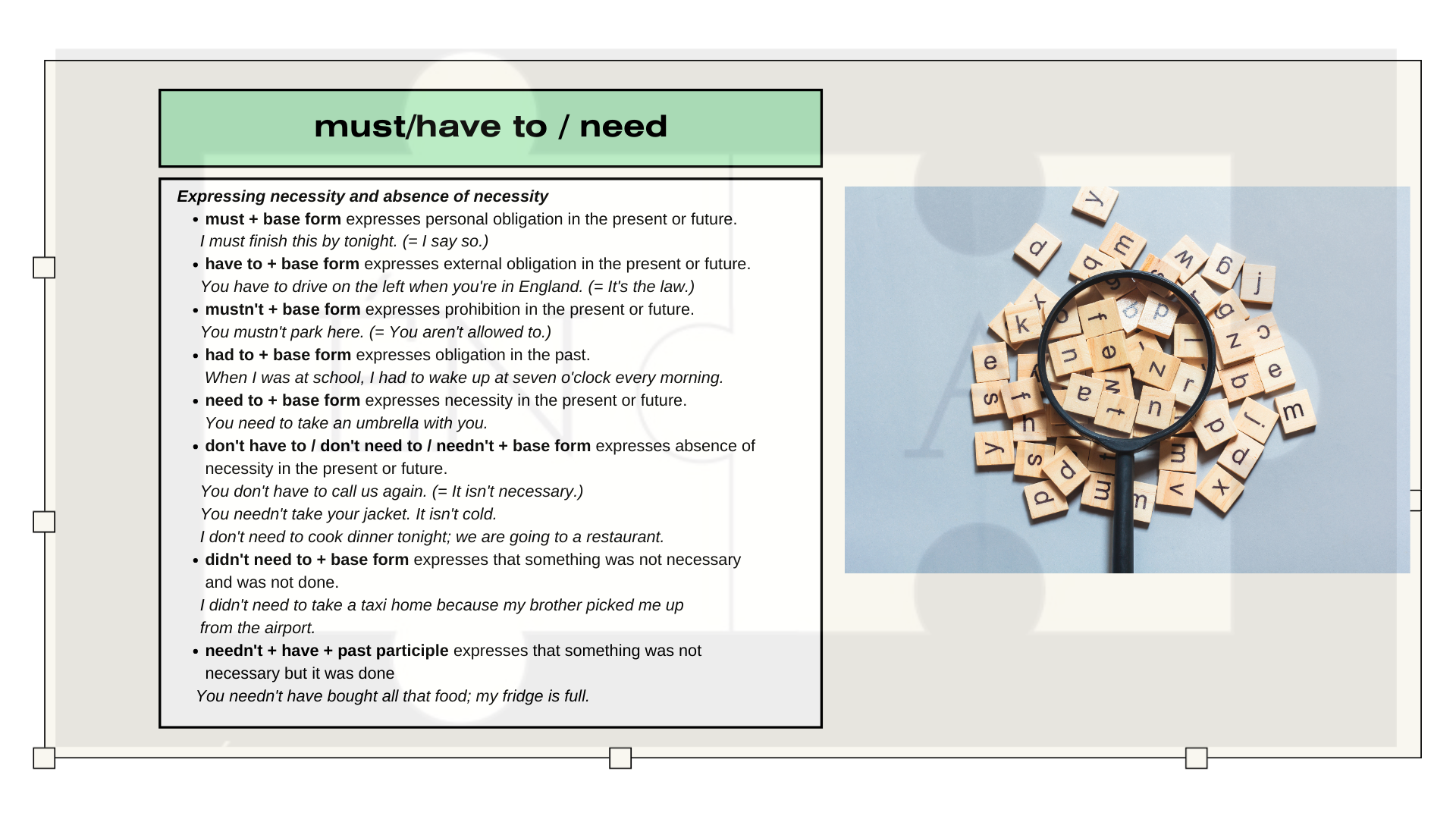 Modal verbs