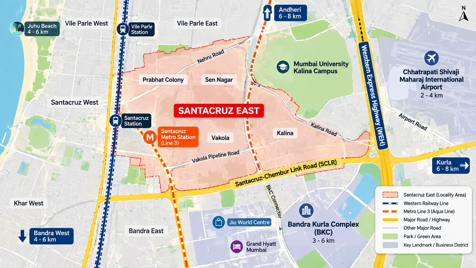 Santacruz East, Mumbai locality view 2