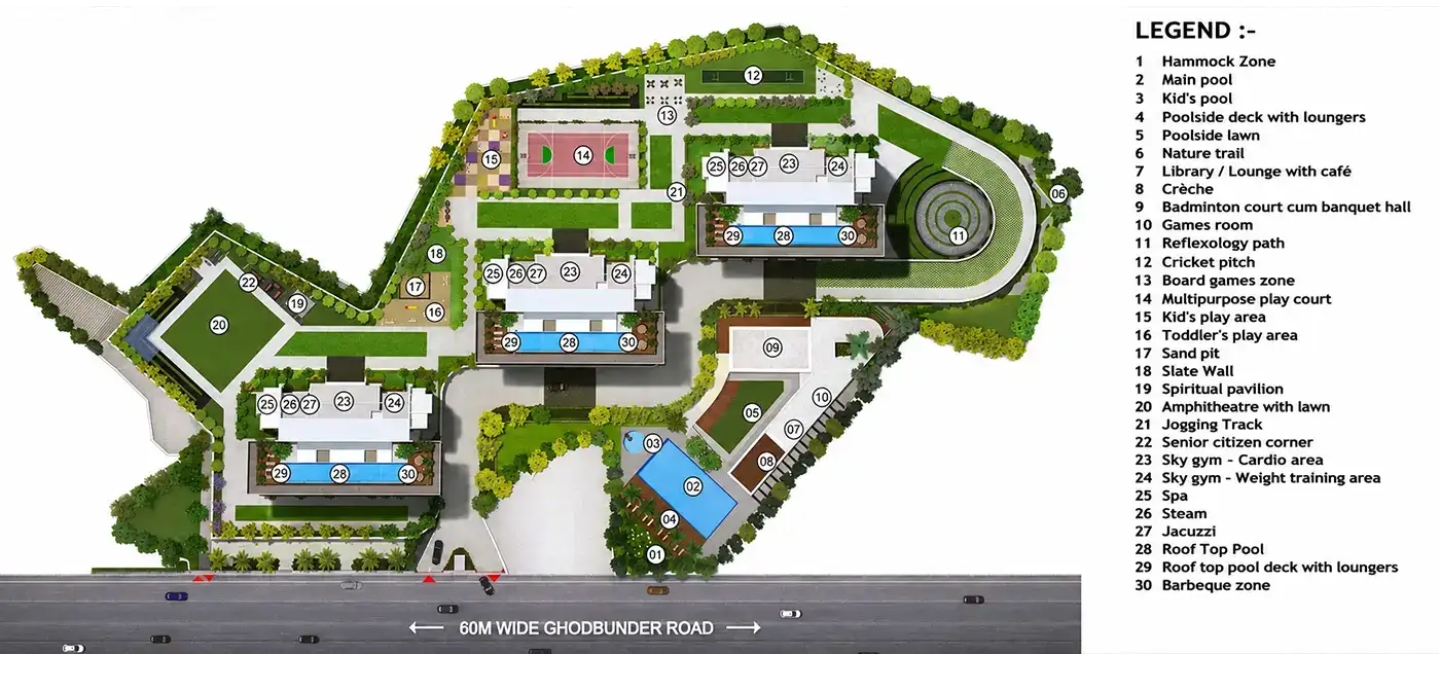 Godrej Exquisite master floor plan