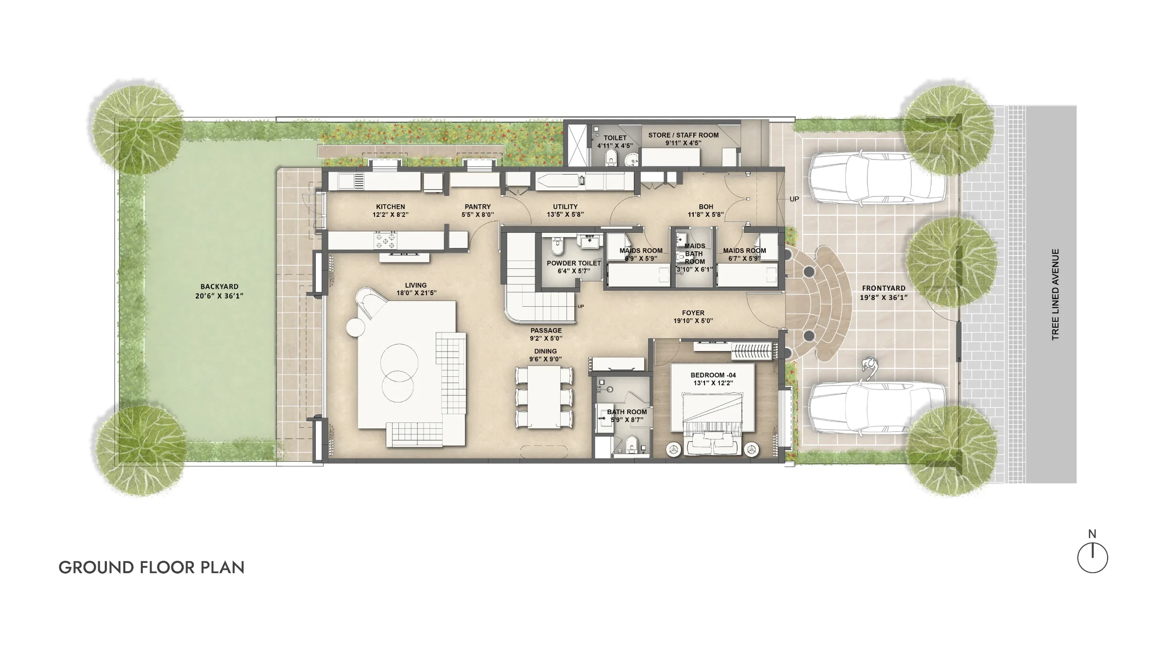 Villa Plot floor plan of Lodha Villa Imperio