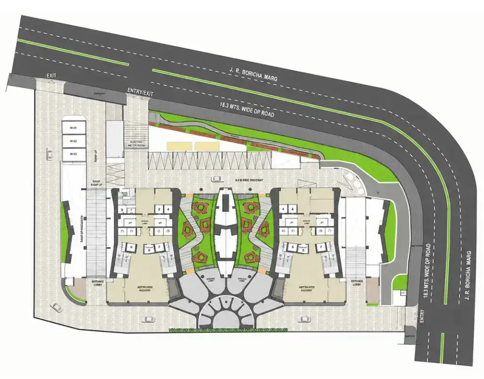 Shapoorji Minerva master floor plan
